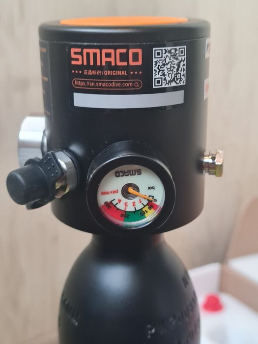 Портативный мини акваланг Smaco S300 Plus 0.5 литра