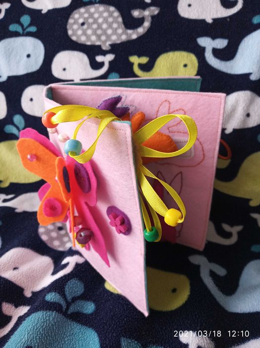 Книжка фетр паска великдень пасха девочка подарок іграшка