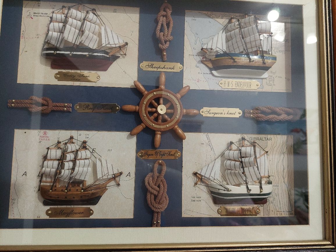 Quadro com motivos náuticos