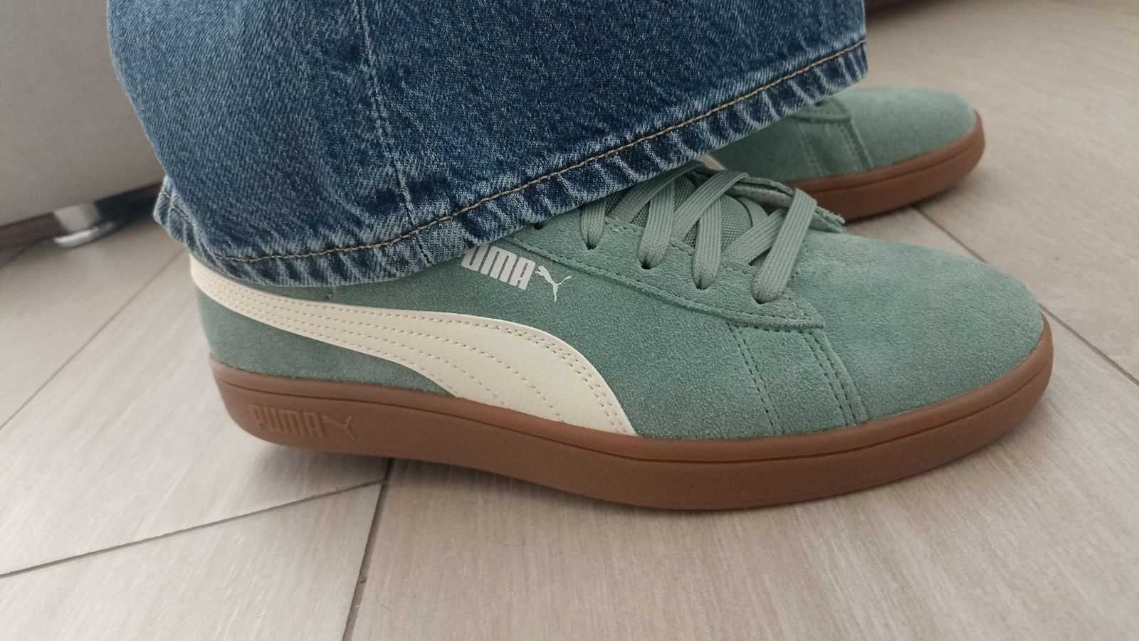 Кеди, кросівки унісекс puma smash 3.0 green moon uk7-40,5-26,5 см‼️
