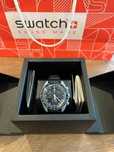 Omega x Swatch Księżyc Szary Bioceramika: Solarna i Ekologiczna