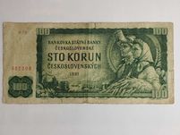Sprzedam banknot Czechosłowacja 100 koron 1961r.