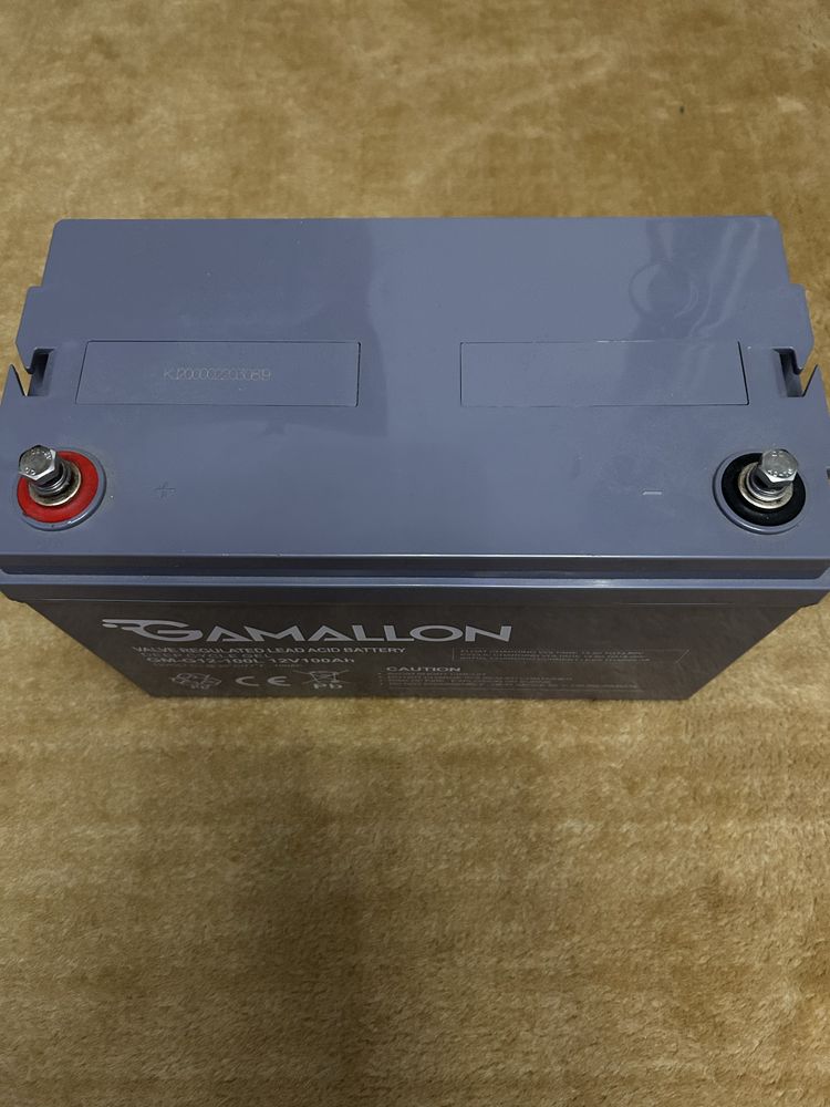 Продам аккумулятор гелевый CAMALLON GM-G12-100L 12V 100Ah