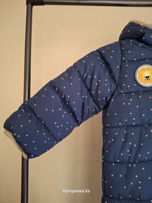 Комбінезон зимовий демісезонний на плюшевій підкладці 74/80 Lily&Dan