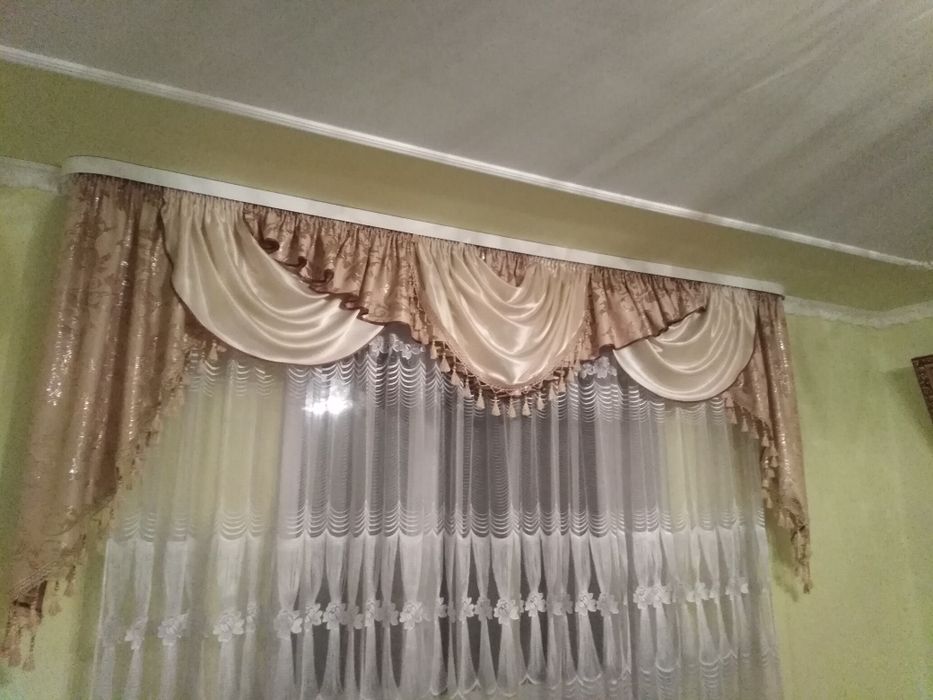 Гардини на 2 вікна