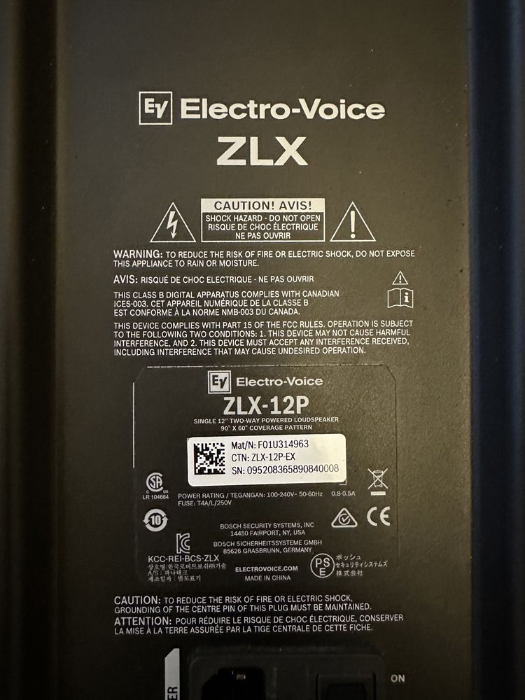 Electro Voice ZLX 12p