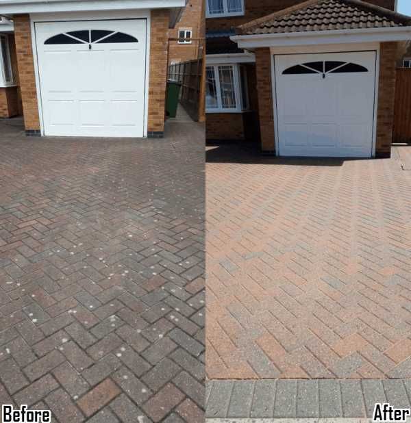 Чистка двора, мойка плитки и брущатки керхером качественно