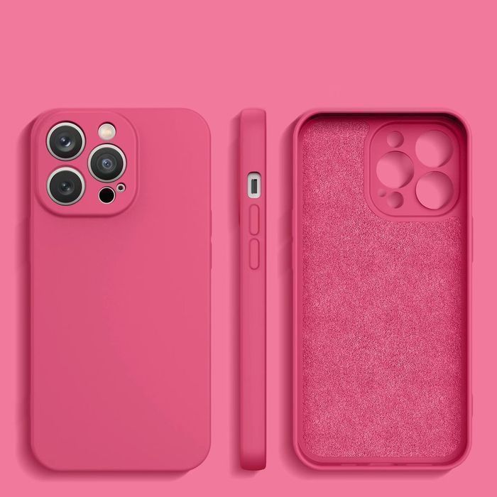 Silicone Case Etui Samsung Galaxy S23+ Silikonowy Pokrowiec Różowe