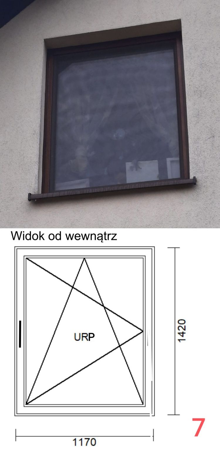 okno z demontażu dwuszybowe