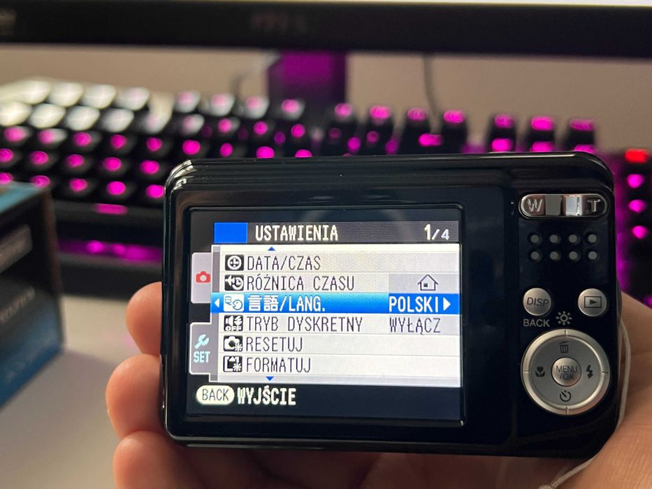 Fujifilm AX200 + pudełko zestaw/ retro digital camera