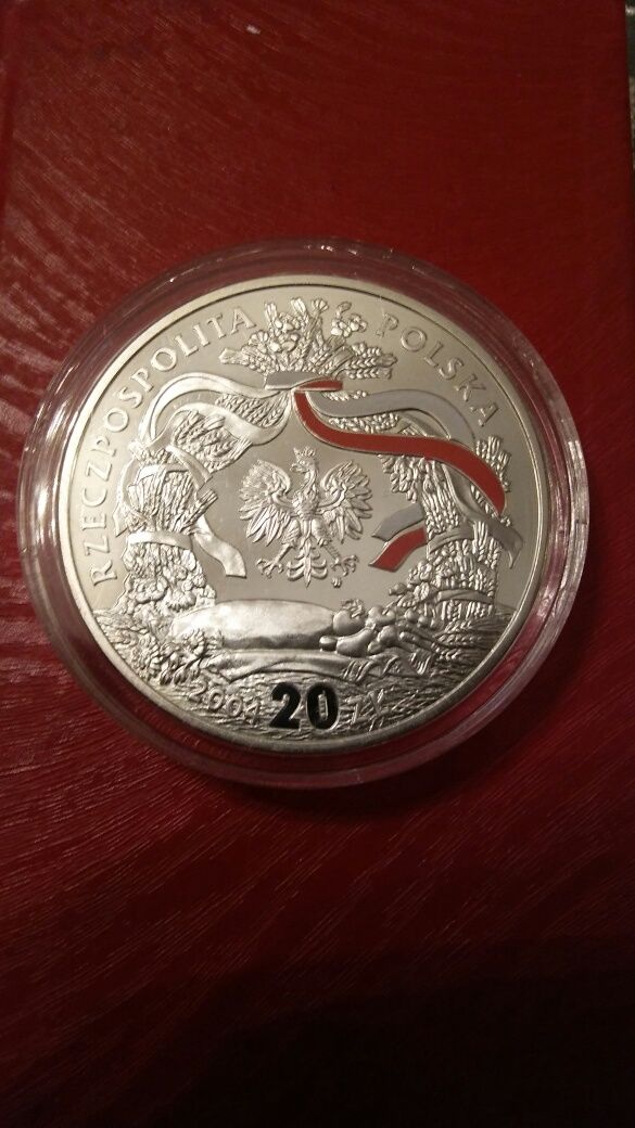 Moneta srebro 20 zł z 2004 roku- Dożynki