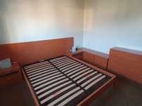 Conjunto cama de casal (160x200), colchão e mobília