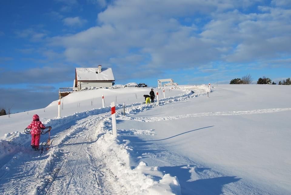 Domek 2 osoboy z banią na tarasie na Walentynki