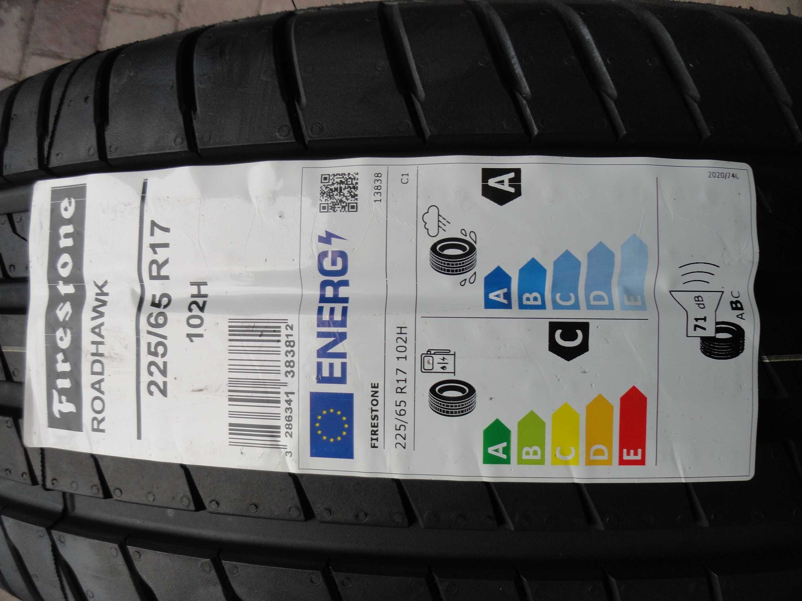 4 x 225/65R17 Firestone LATO NOWE 2023 rok