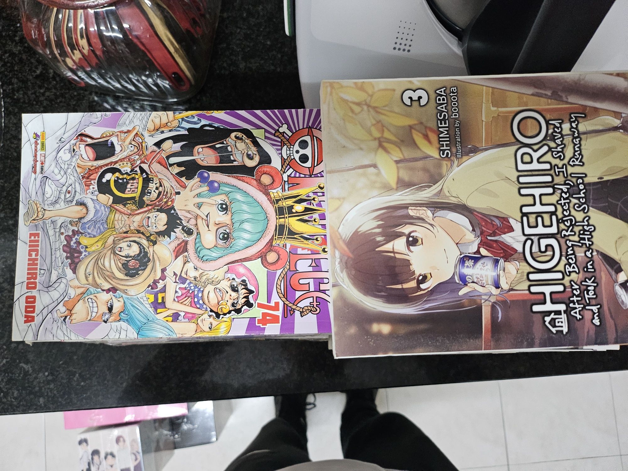 Coleção mangas e light novels em ingles e português ONE PIECE, ORANGE