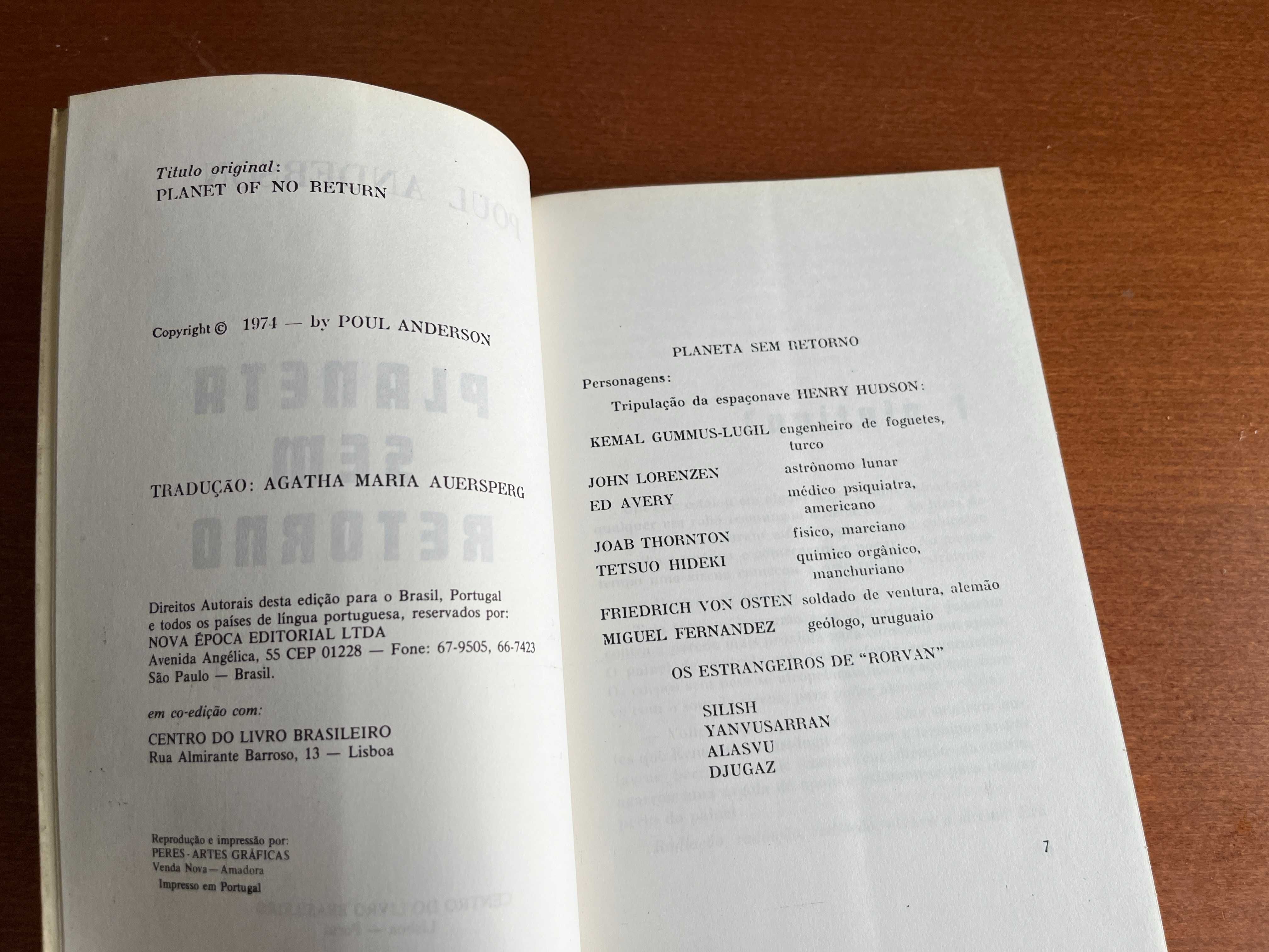 Planeta sem retorno - Poul Anderson