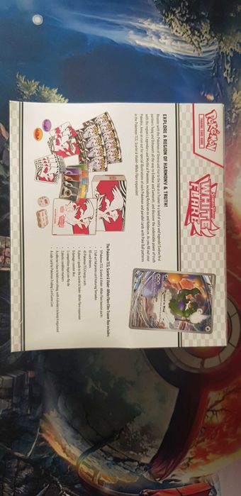 ETB White Flare nova em Inglês