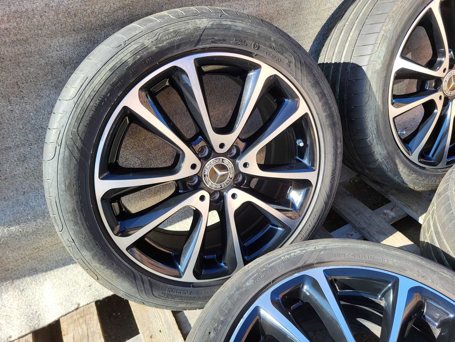 [K409] Koła letnie 18 Cali 5x112 Opony 245/45/18 Mercedes E Klasa 23r
