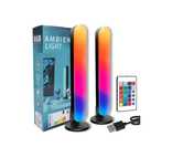2x Listwy inteligentne świetlne LED do TV PC LAMPKA LED NA BIURKO RGB