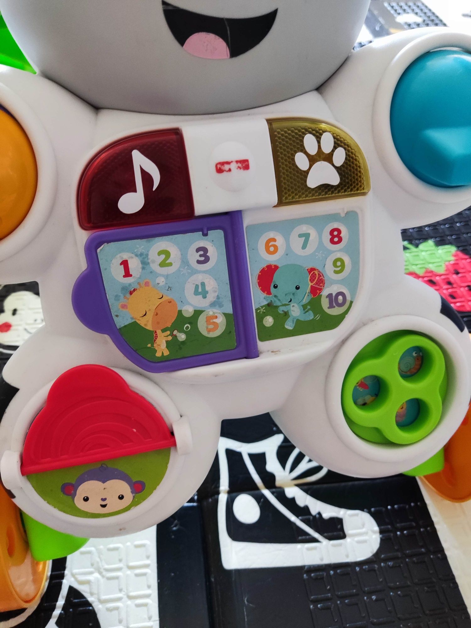 Interaktywny Chodzik Zebra od Fisher-Price