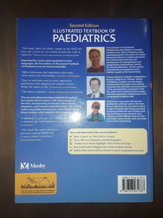 Illustrated Textbook of Paediatrics 2nd edition Lissauer