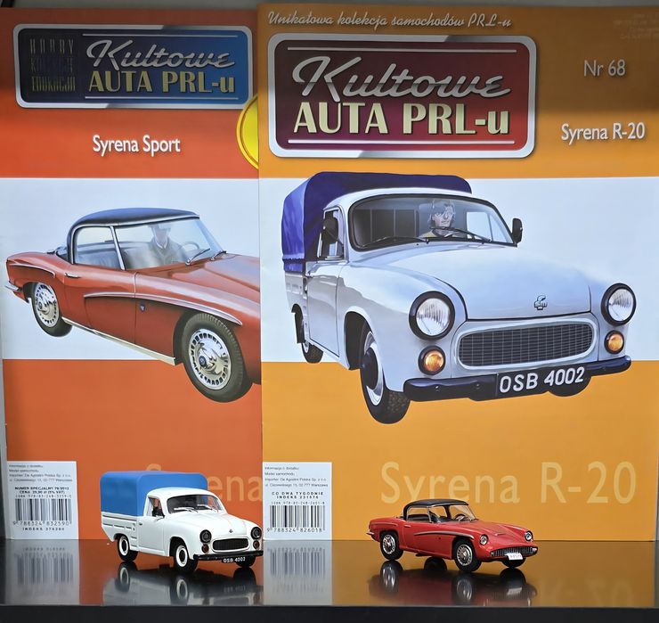 Syrena Sport Kultowe Auta PRL-u 1;43.