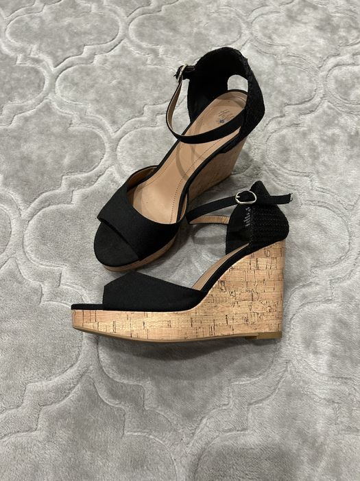 Buty sandały koturny wysokie na koturnie platformie H&M 38