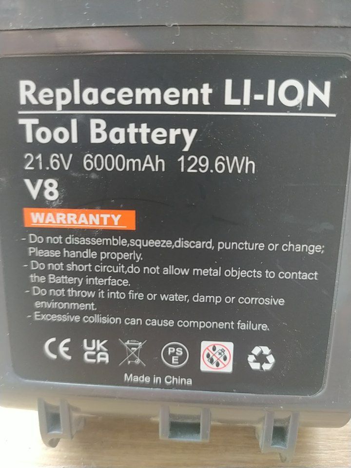 Bateria dyson v8 do regeneracji