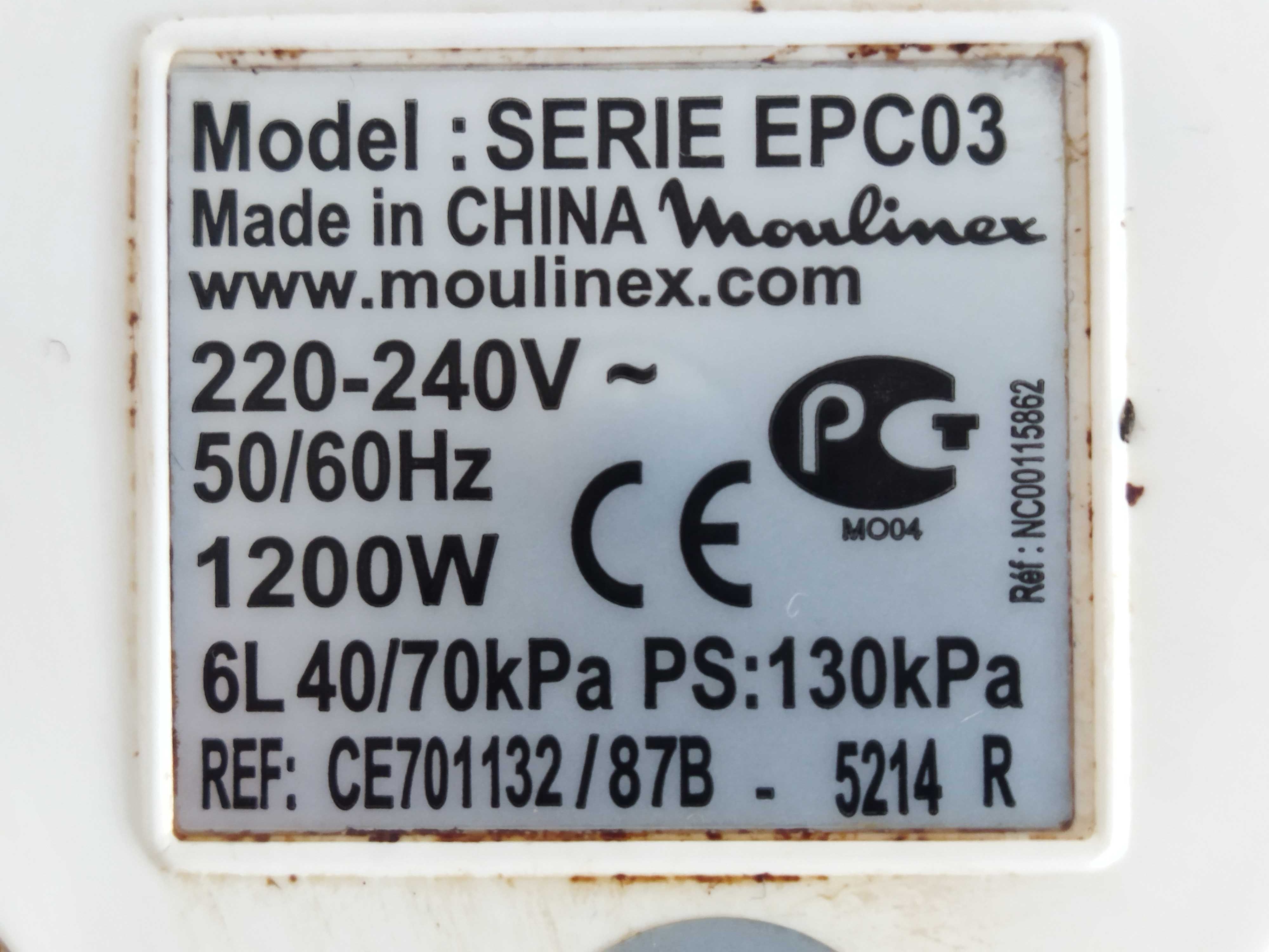 Мультиварка Moulinex Serie EP03 1200W(запчасти).