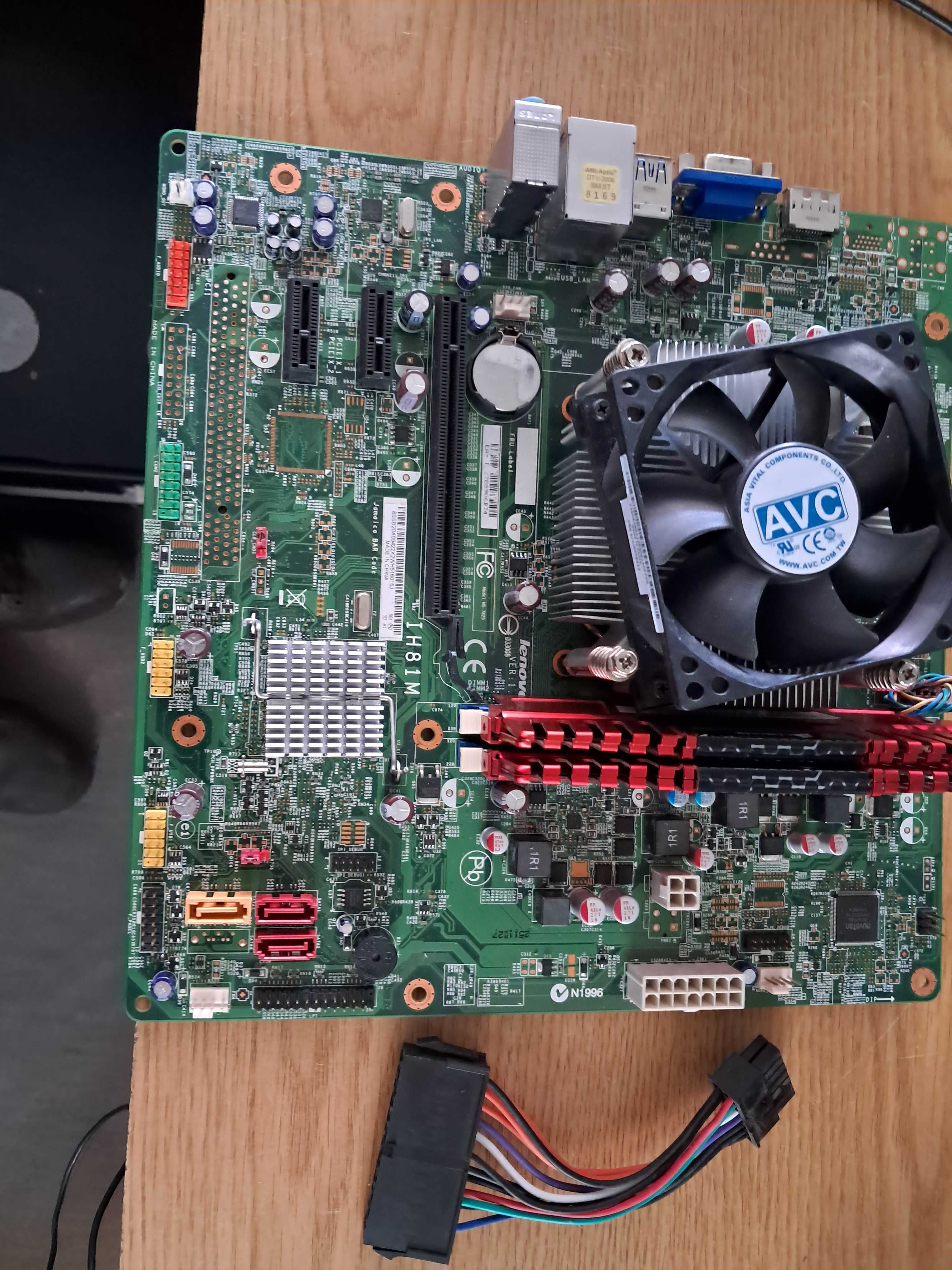 Board Lenovo ThinkCentre E73 + I5 4670K+8GB RAM+Cooler+Adaptador ATX