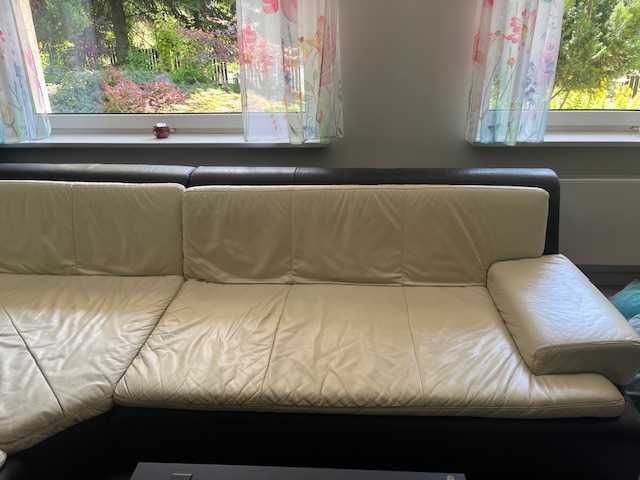 Narożnik skórzany duży,rogówka, 3m/3m