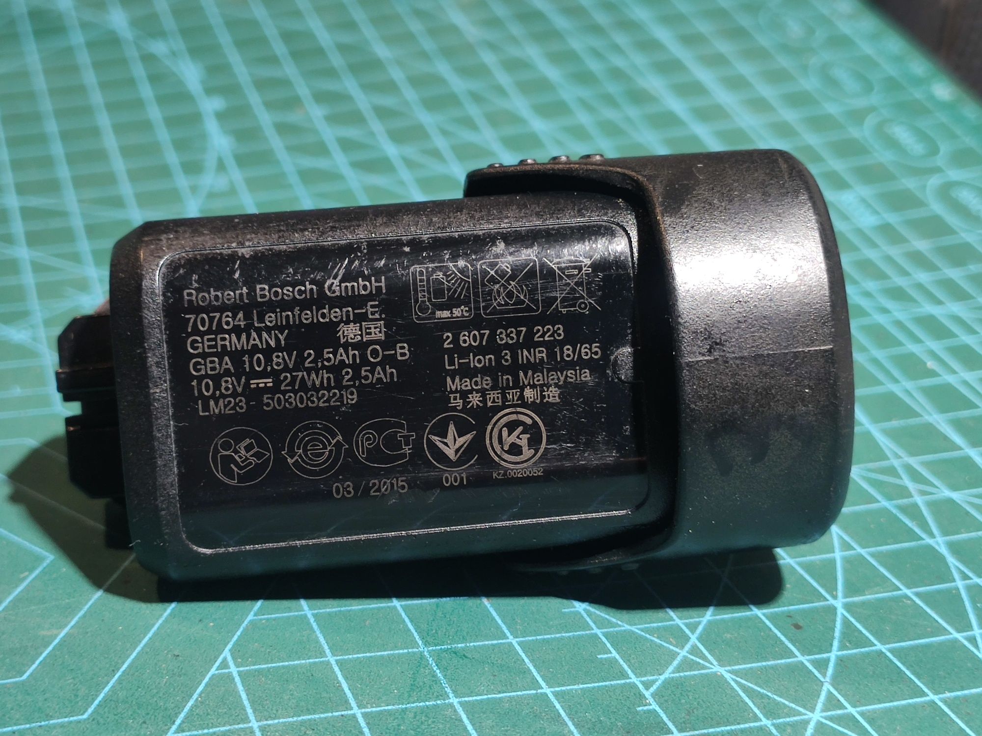 Bosch 10.8V li-ion 3Am
