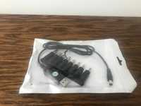 kabel USB 5V na 12V wtyczki adapter przetwornica konwerter