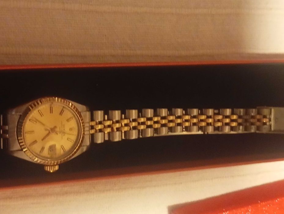 Relógio Rolex senhora aço ouro