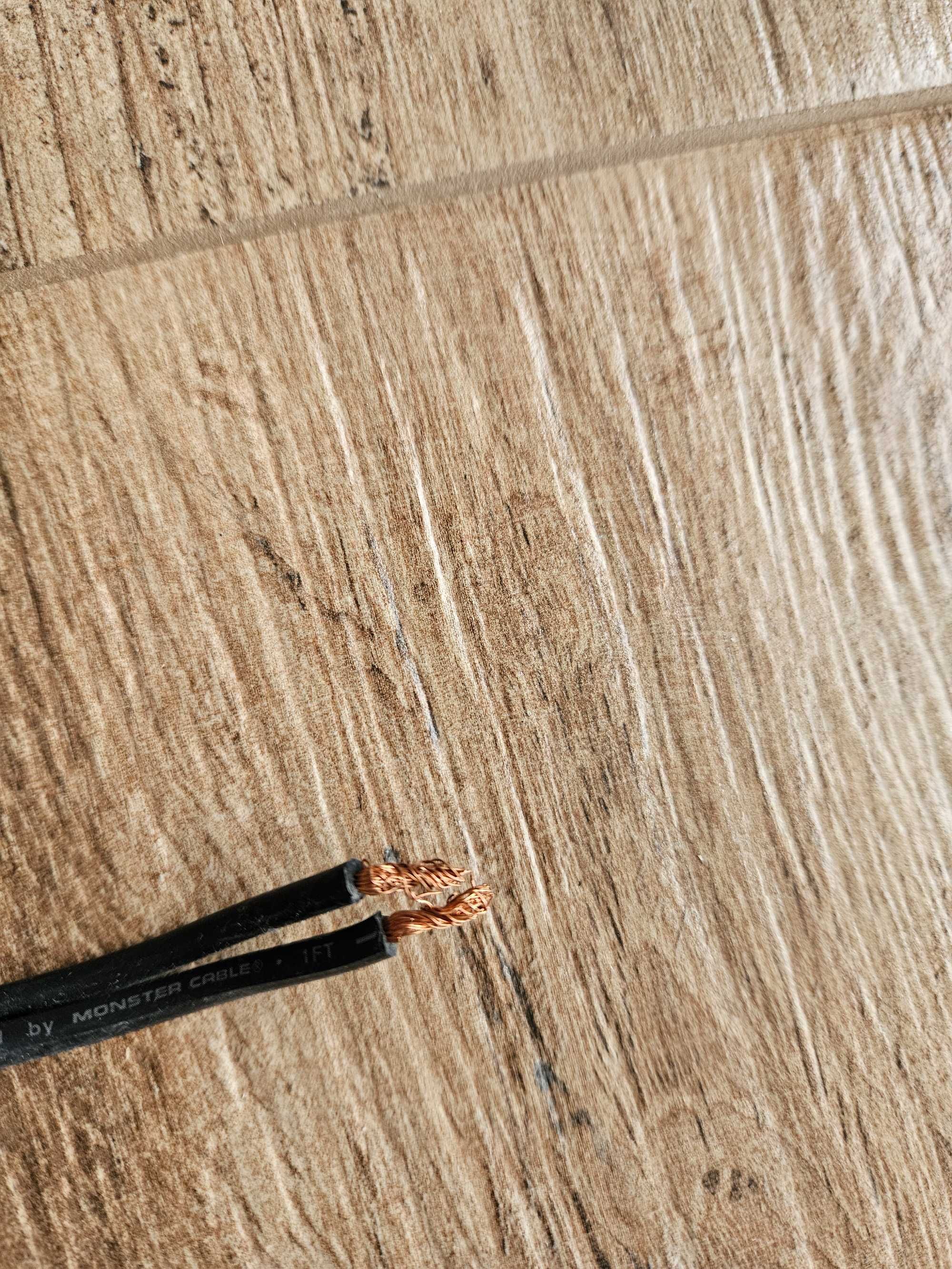 OKAZJA Kable przewody glosnikowe do kolumn Monster Cable S16 2 x 2,5m