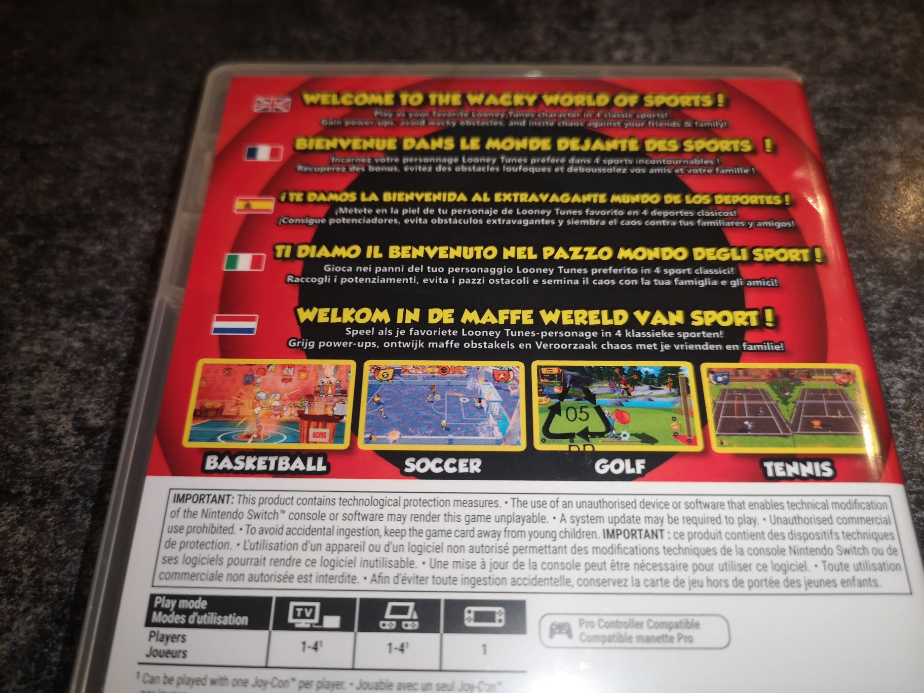 Looney Tunes Sports SWITCH Nintendo gra  (nowa w folii) sklep Ursus