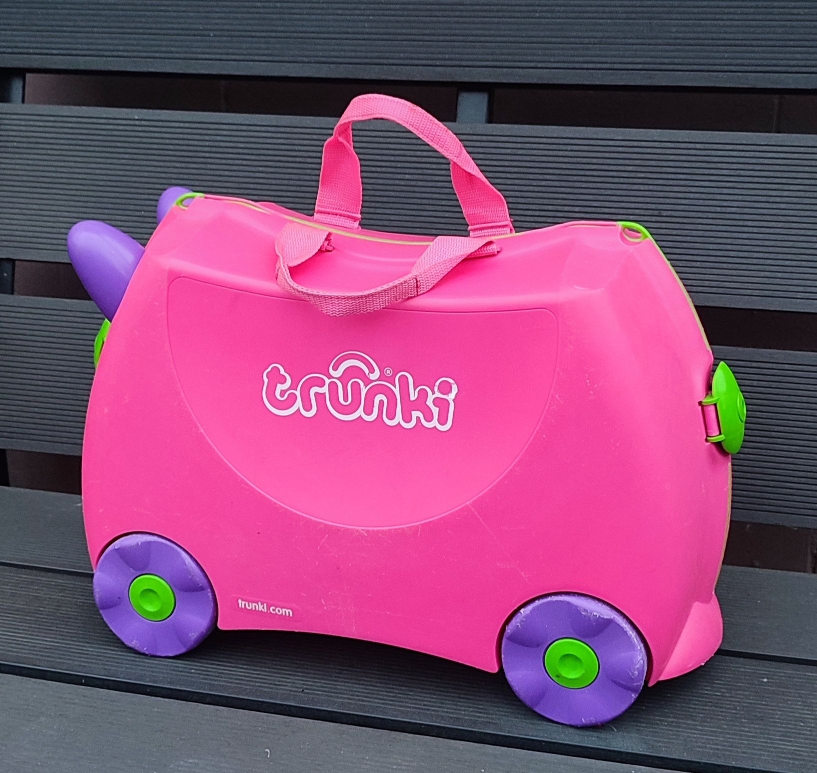 Walizka Trunki Jeżdżąca Trixi dla Dziewczynki