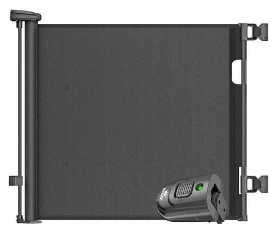 Barierka zabezpieczająca rozporowa KIDIZ 140 x 86 cm czarna