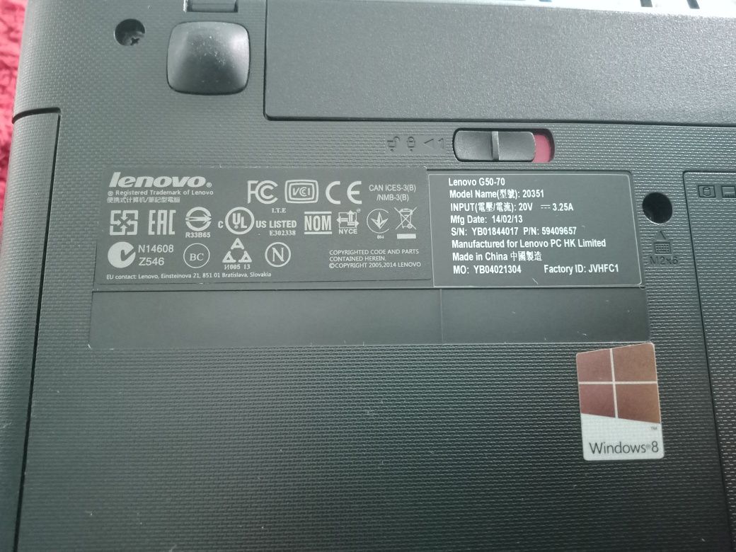 Lenowo laptop G50-70