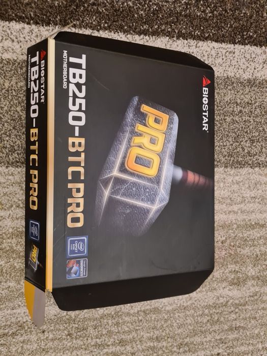 Płyta główna Biostar TB250-BTC PRO i procesor Intel Celeron G3930