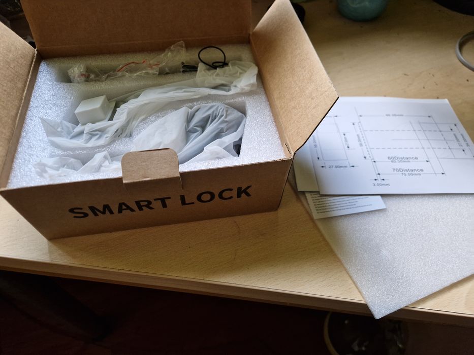 Klamka/zamek na odcisk palca nowy