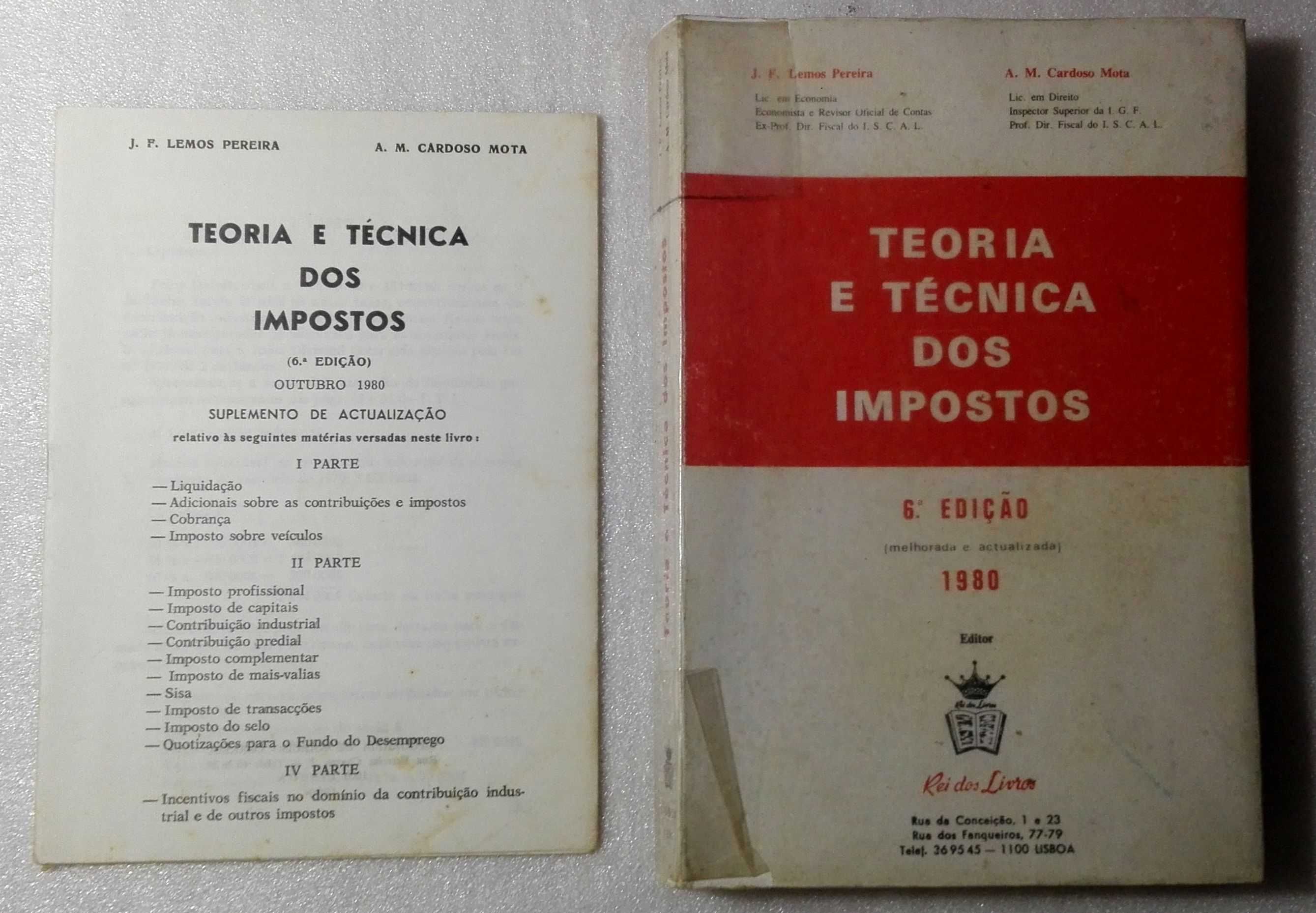 Livro Teoria e Técnica dos Impostos