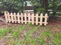 Płotki drewniane ogrodowe 120x30cm