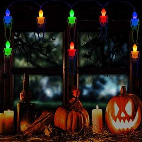 Dekoracje Halloween Szkielet Światła