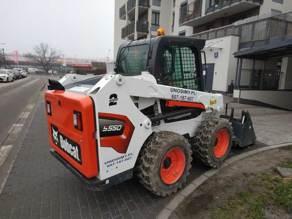 Wynajem miniładowarki Bobcat S550, S250, S130