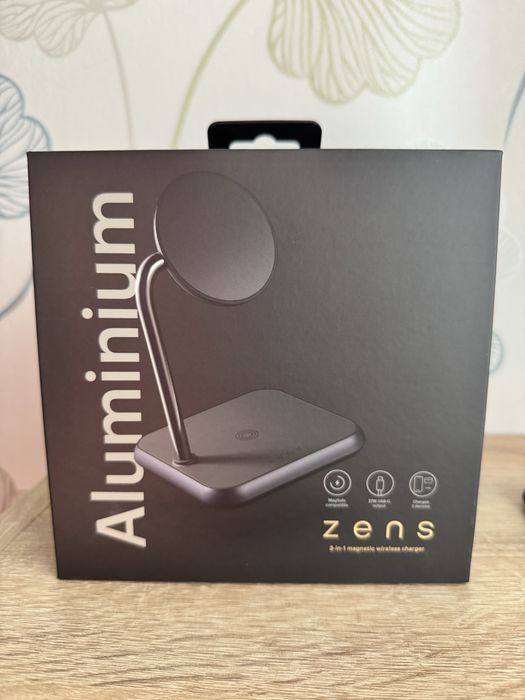 Бездротова зарядка ZENS Magnetic 3-In-1 Aluminium Wireless Charger