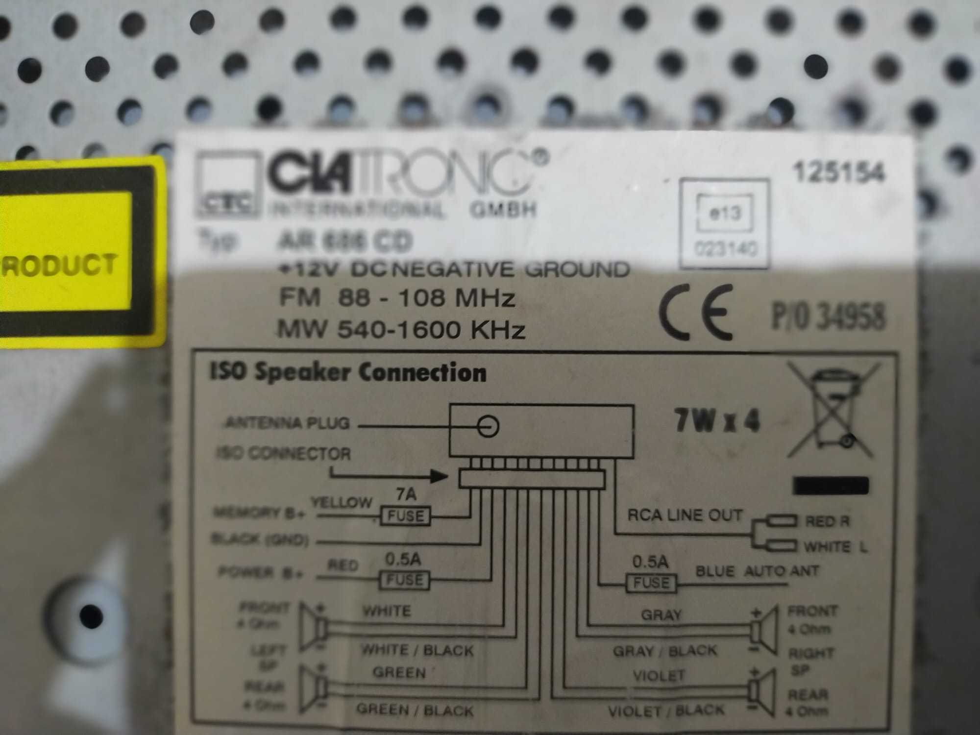 Radio para carro