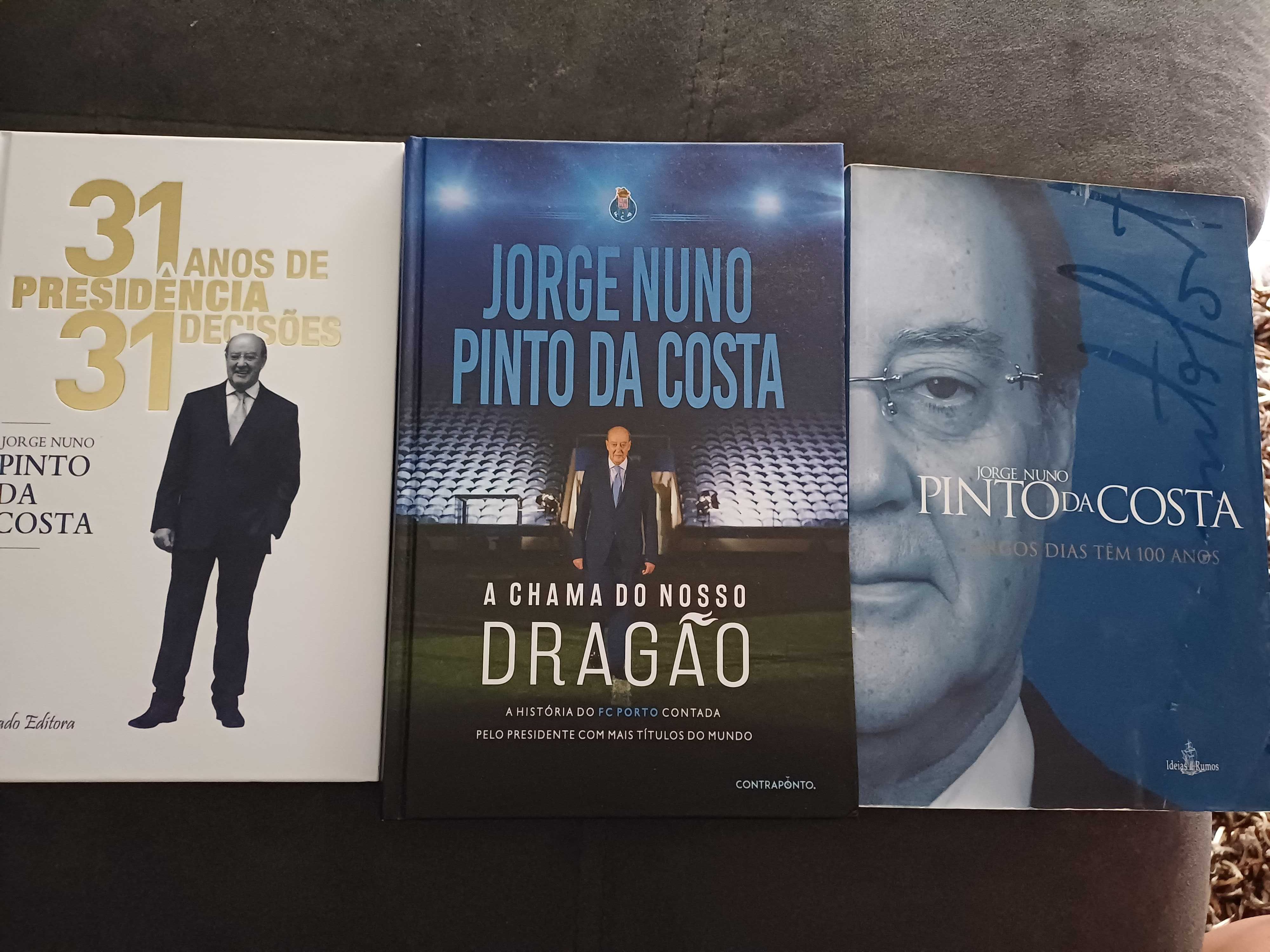 3 livros Pinto da Costa