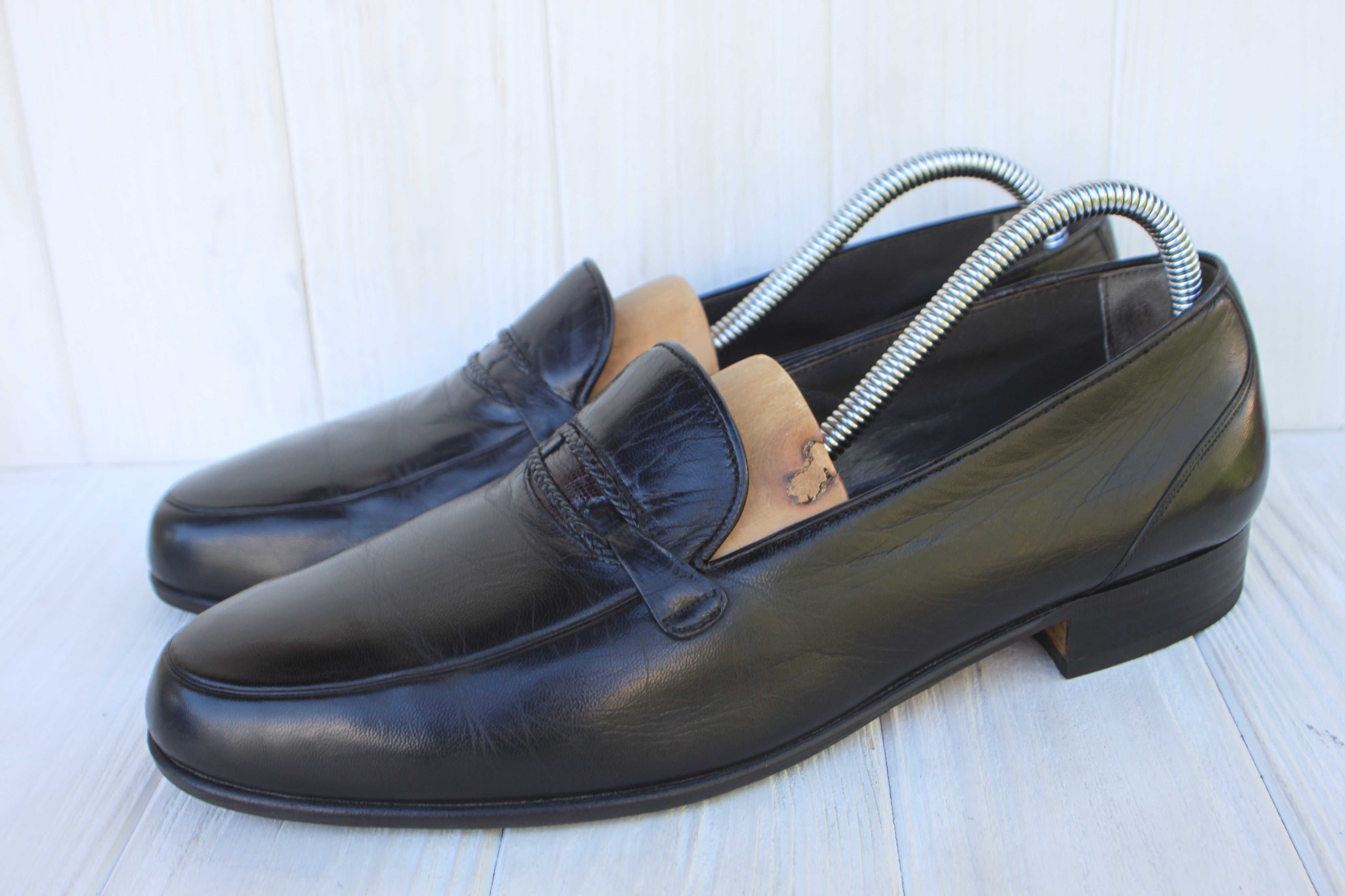 Туфли лоферы L'Stony кожа сделаны в Испании 42р мокасины