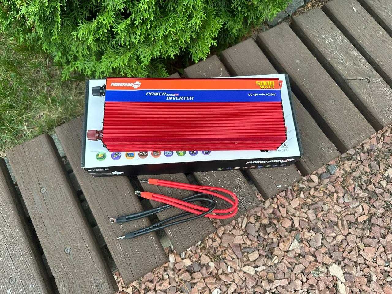 Инвертор 12v-220v Powerone 5000W Перетворювач напруги Преобразователь